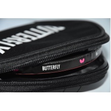 Butterfly Table Tennis Racket Case Cell Case I - Racket cover for 1 racket and 4 balls - black/white