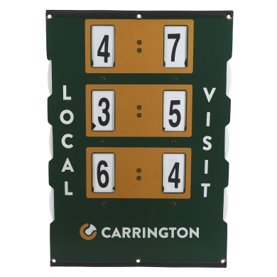 Carrington Tennis Scoreboard - English - 82x58 cm