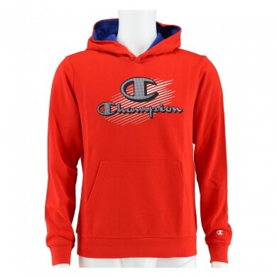 Champion Hoodie Graphic Shop Logo red Boys