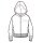 Champion Hoodie Full Zip (Cotton) 2022 White Girls