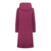CMP Winter Coat Fix Hood (Shiny effect, padded, warm) ruby red Women