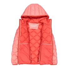 CMP quilted jacket with padding (water-repellent, warm) flamingo orange children