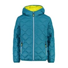 CMP quilted jacket with padding (water-repellent, warm) lake blue children