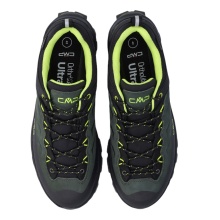 CMP Trekking Hiking Shoes Huranus Low WP (Nubuck Leather, Waterproof) Dark Green Men's