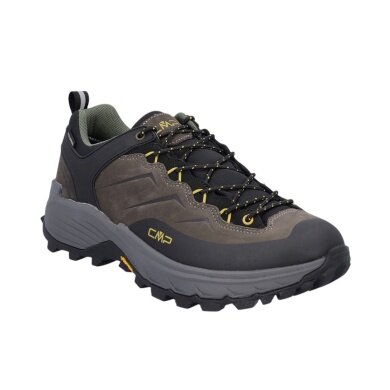 CMP Trekking Hiking Shoes Huranus Low WP (Nubuck Leather, Waterproof) Brown Men