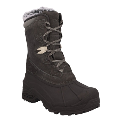 CMP Borhea WP Snow Winter Boots (Suede, with Lining, Waterproof) black/dark grey Ladies