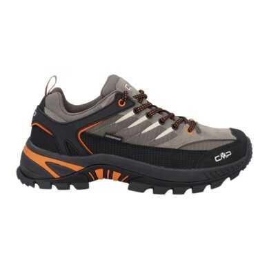CMP Rigel 2.0 Low Trekking WP (waterproof) desert brown/flame orange men's walking shoes