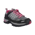 CMP Hiking Shoes Rigel Low WP (Trekking, waterproof) grey/fuchsia Women