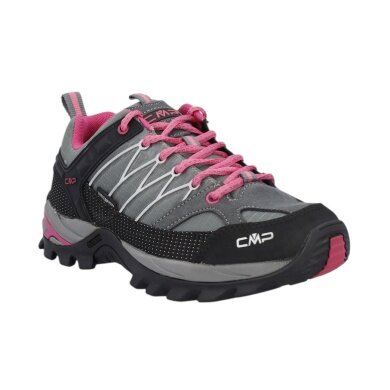 CMP Hiking Shoes Rigel Low WP (Trekking, waterproof) grey/fuchsia Women