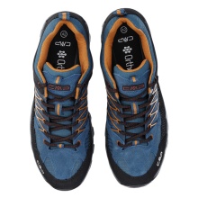 CMP Rigel Low WP Hiking Shoes (Trekking, waterproof) ocean blue/orange men's