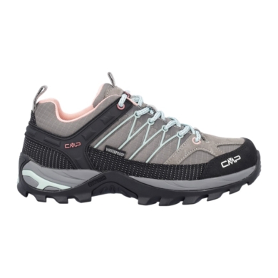 CMP Rigel Low WP Walking Shoes (Trekking, waterproof) desert grey/light blue ladies