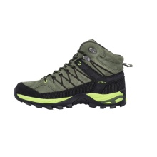 CMP Rigel Mid Trekking WP Hiking Shoes (Trekking, waterproof) khaki green/lime/black Men's