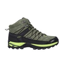 CMP Rigel Mid Trekking WP Hiking Shoes (Trekking, waterproof) khaki green/lime/black Men's