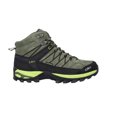 CMP Rigel Mid Trekking WP Hiking Shoes (Trekking, waterproof) khaki green/lime/black Men's