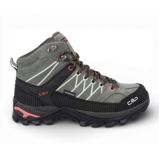 CMP Rigel Mid WP Hiking Shoes (Trekking, waterproof) avocado/coral ladies