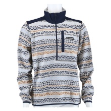 Columbia Fleece Pullover Sweater Weather Printed Half Zip II (with Chest Pocket) multi-coloured/grey Men's