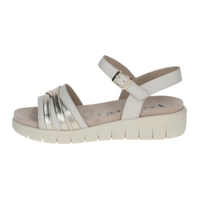 Caprice Sandal 28703 (Leather) off-white Ladies