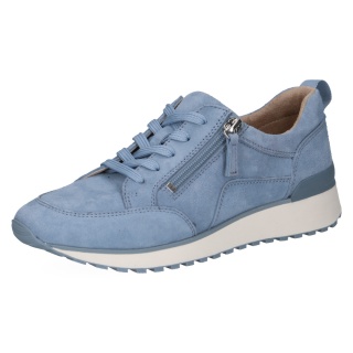 Caprice Sneaker 23702 (leather, with side zip) blue ladies