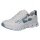 Caprice Sneaker 23730 (leather, with side zip) white/silver ladies