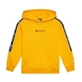 Champion Hoodie - lightweight fleece with logo tape yellow Kids