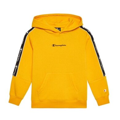 Champion Hoodie - lightweight fleece with logo tape yellow Kids