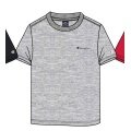 Champion Leisure T-shirt (Cotton) Crew with Small Logo Print 2023 Light Grey Boys