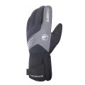 Chiba Winter Cycling Gloves Thermo Plus (Backhand made of windproof stretch fabric) black - 1 pair