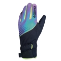 Chiba Winter Cycling Gloves Waterproof (waterproof, reflective) colourful/black Children - 1 Pair
