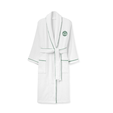 Christy Bathrobe Wimbledon The Championship 2025 white/green
