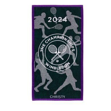 Christy Wimbledon Champion Towel 2024 green 133x70cm