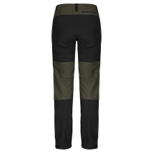 Clique Trekking-Hiking Trousers Kenai (wind and water repellent material) long green/black Women