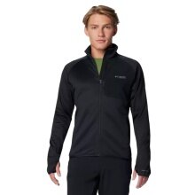 Columbia Fleece Jacket Triple Canyon Grid Full Zip II Black Men's