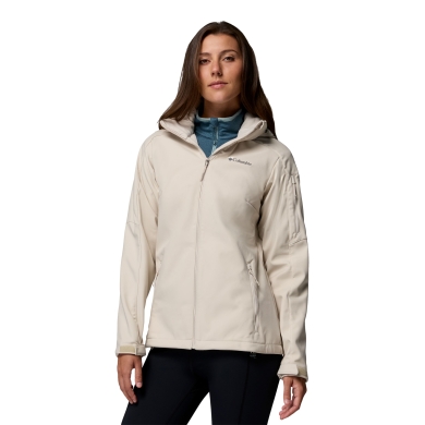 Columbia Softshell Jacket Cascade Ridge II (comfortable fit, Omni-Shield) beige ladies