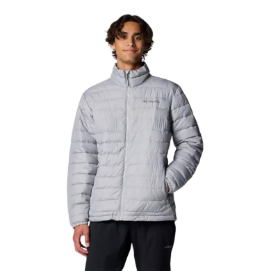 Columbia Powder Lite II Padded Jacket (Omni-Heat™ Thermal System) light grey men's