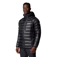 Columbia Winter Down Jacket Arctic Crest Down Hooded (Omni-HEAT™ Arctic, very warm) black men's