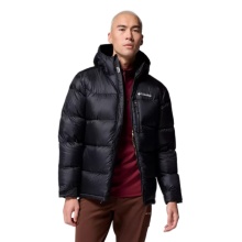 Columbia Winter Down Jacket Cloudview Down Hooded (Omni-Heat™ Infinity, very warm) black men's