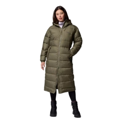 Columbia Pike Lake III Long Winter Coat (Omni-Heat™, very warm) green ladies