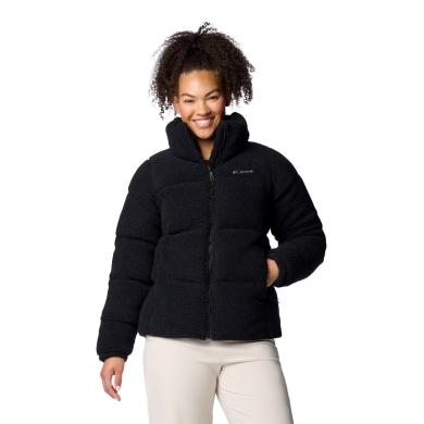 Columbia Winter Fleece Jacket Puffect Sherpa (Thermarator™ Insulation) black ladies