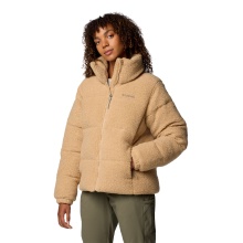 Columbia Winter Fleece Jacket Puffect Sherpa (Thermarator™ Insulation) light brown ladies