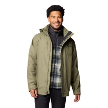 Columbia Winter Hiking Jacket Bugaboo III 3-in-1 Fleece Interchange (Omni-Heat Thermo System, waterproof) olive green men's