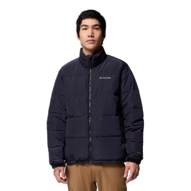 Columbia Pike Lake Novelty Winter Jacket (Omni-Heat, very warm) black men's