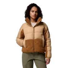 Columbia Winter Jacket Leadbetter Point II Sherpa Hybrid (Thermarator™ insulation, soft Sherpa inserts) light brown ladies