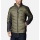 Columbia Winter Quilted Jacket Labyrinth Loop (warming thanks to down filling, Omni-Heat Infinity) khaki green men's