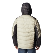 Columbia Winter Jacket Labyrinth Loop with Hood (Omni-Heat Infinity, synthetic down) beige/stone grey men's