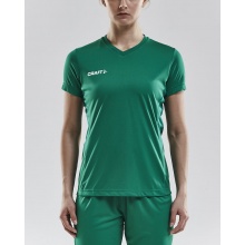 Craft Sport-Shirt (Jersey) Squad Solid - loose fit, quick-drying - green Women