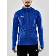 Craft Training Jacket Evolve Hood - durable mid-layer hooded jacket made of stretch material - cobalt blue Men