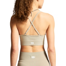 Craft Sport Bra Collective Rib Strap Sports Bra (ribbed structure, elastic material) beige ladies