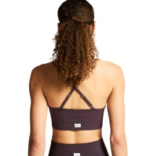 Craft Sport Bra Collective Rib Strap Sports Bra (ribbed structure, elastic material) plum violet ladies