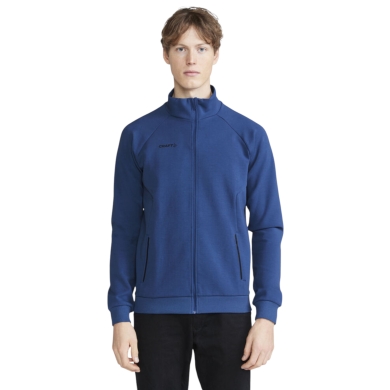 Craft Core Soul Full Zip Training Jacket (Front Zip, Soft Material) blue Men's