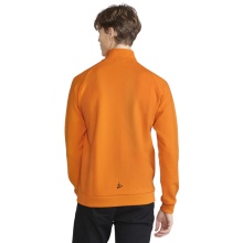 Craft Core Soul Full Zip Training Jacket (Front Zip, Soft Material) orange Men's